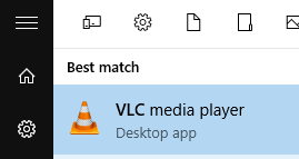 Search for VLC media player