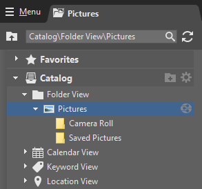 Expand Catalog | Folder View